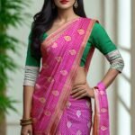 Banarasi Silk Saree for Women New Design 2025 Latest Soft Kanjivaram Wedding & Party Wear Saree Pink Color with Blouse